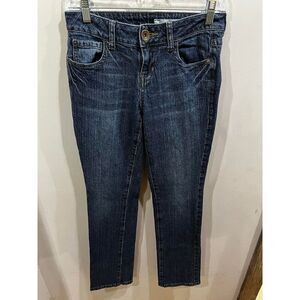 DKNY Jeans Womens 2 Straight Blue Mid Rise Denim Cowgirl Festival EUC Western